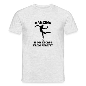 Ballet Gift Dancer Ballerina Dance Class Dance - Men's T-Shirt - heather grey - Front - AI Model Male 178 dark (178cm)