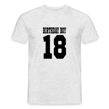 18e anniversaire dix-huit enfin adultes - T-shirt homme - gris chiné - Devant - AI Model Male 178 dark (178cm)
