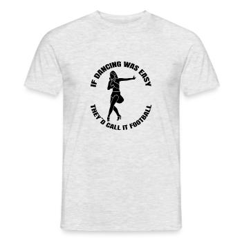 Dancing Hobby Dancer Sport Gift Dance Sport - Men's T-Shirt - heather grey - Front - AI Model Male 178 dark (178cm)