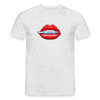 Plastic Surgery Meme Botox Filler Surgeon Fun Inje - Men's T-Shirt - heather grey - Front - AI Model Male 178 dark (178cm)