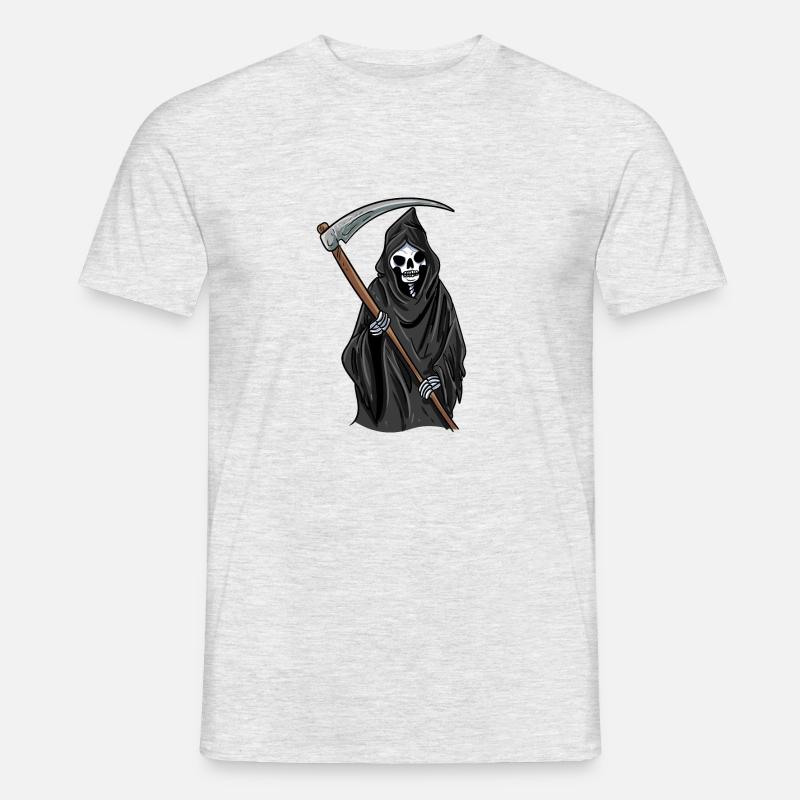 Skelett - Männer T-Shirt - Grau meliert