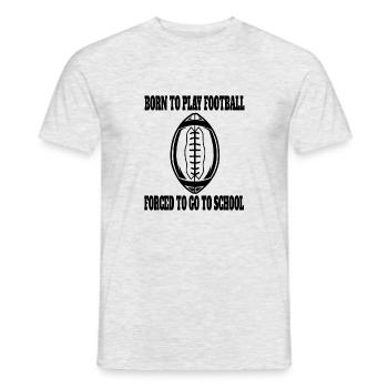 Entraîneur de football américain Fan de football américain - T-shirt homme - gris chiné - Devant - AI Model Male 178 dark (178cm)