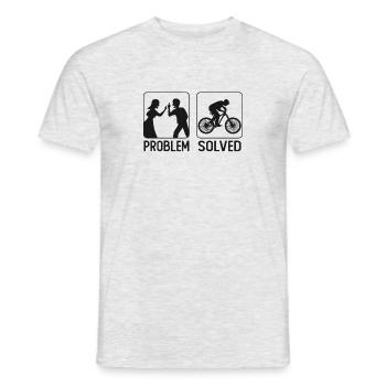 Enduro VTT VTT Équitation - T-shirt homme - gris chiné - Devant - AI Model Male 178 dark (178cm)