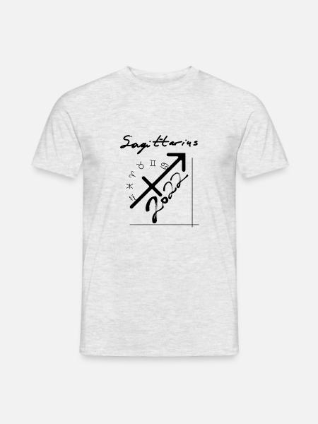 Schütze Saison 2022 - Sternzeichen - Männer T-Shirt - Grau meliert