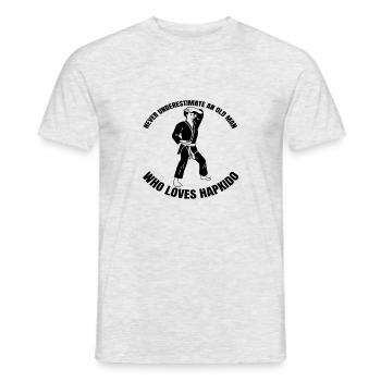 Hapkido Martial Arts Judo Aikido Martial Arts Karate - Men's T-Shirt - heather grey - Front - AI Model Male 178 dark (178cm)