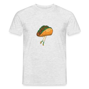 Tacos - T-shirt homme - gris chiné - Devant - AI Model Male 178 dark (178cm)