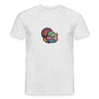Action de grâce - T-shirt homme - gris chiné - Devant - AI Model Male 178 dark (178cm)