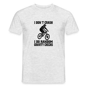 Mountain bike cycling Cycling cycling Bike tour - Men's T-Shirt - heather grey - Front - AI Model Male 178 dark (178cm)
