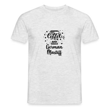 Great Dane - Men's T-Shirt - heather grey - Front - AI Model Male 178 dark (178cm)