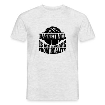 Basketball Team Basketball Basketball Player - Men's T-Shirt - heather grey - Front - AI Model Male 178 dark (178cm)