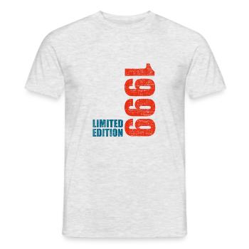 24e anniversaire Hommes Femmes 24 ans 1999 Drôle de cadeau - T-shirt homme - gris chiné - Devant - AI Model Male 178 dark (178cm)