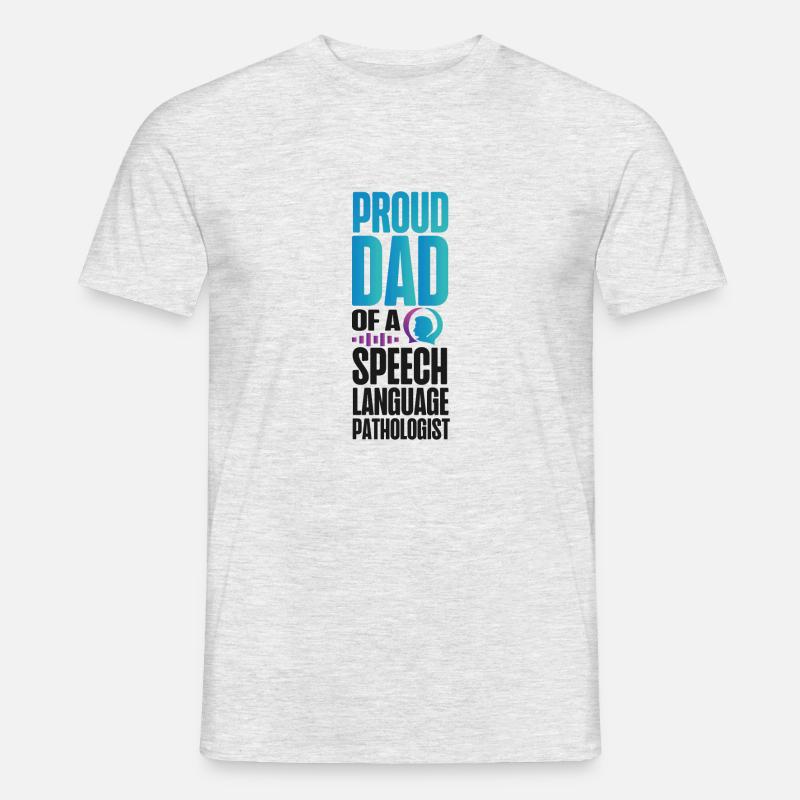 Speech Therapist Therapy Assistant - Männer T-Shirt - Grau meliert