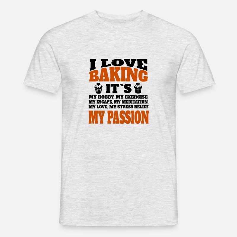 Bäcker Konditorei Backen Bäckerei Konditor - Männer T-Shirt - Grau meliert