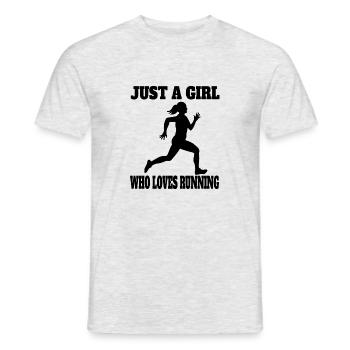 Jogging course cardio jogging entraînement course à pied en forme - T-shirt homme - gris chiné - Devant - AI Model Male 178 dark (178cm)