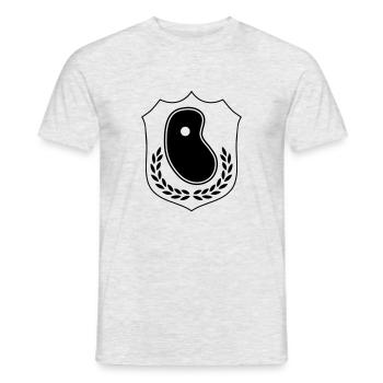 Steak - Männer T-Shirt - Grau meliert - Vorne - AI Model Male 178 dark (178cm)
