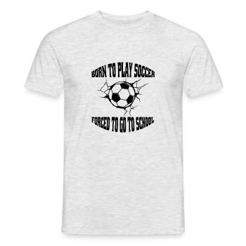 Football Team Football Player Football Design - Men's T-Shirt - heather grey - Front - AI Model Male 178 dark (178cm)