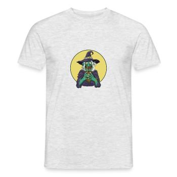 Thé à bulles de sorcière - T-shirt homme - gris chiné - Devant - AI Model Male 178 dark (178cm)