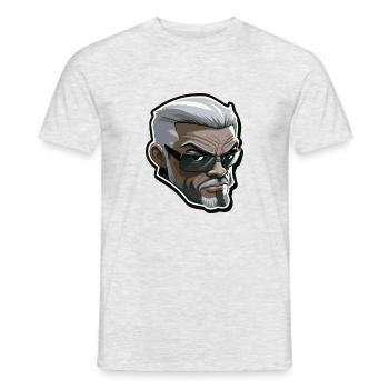 Cooler Typ - Männer T-Shirt - Grau meliert - Vorne - AI Model Male 178 dark (178cm)