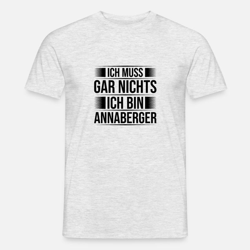 Annaberger - Männer T-Shirt - Grau meliert