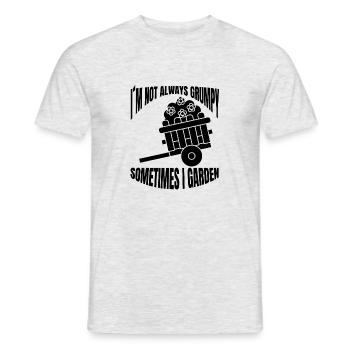 Garden Gift Gardener Home Gardener Orchard - Men's T-Shirt - heather grey - Front - AI Model Male 178 dark (178cm)