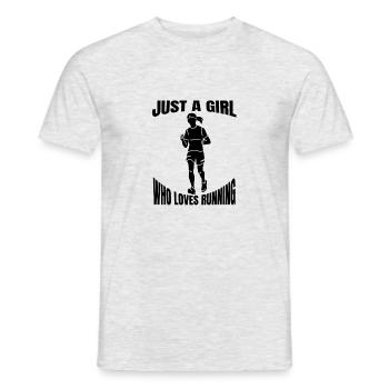 Course de jogging en forme jogging course d’entraînement cardio - T-shirt homme - gris chiné - Devant - AI Model Male 178 dark (178cm)