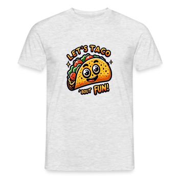 Let’s Taco' Bout Fun - T-shirt homme - gris chiné - Devant - AI Model Male 178 dark (178cm)