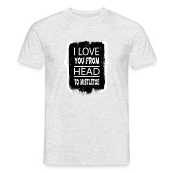 dinosaur funny quote cool beach couples funny - Männer T-Shirt - Grau meliert - Vorne - AI Model Male 178 dark (178cm)