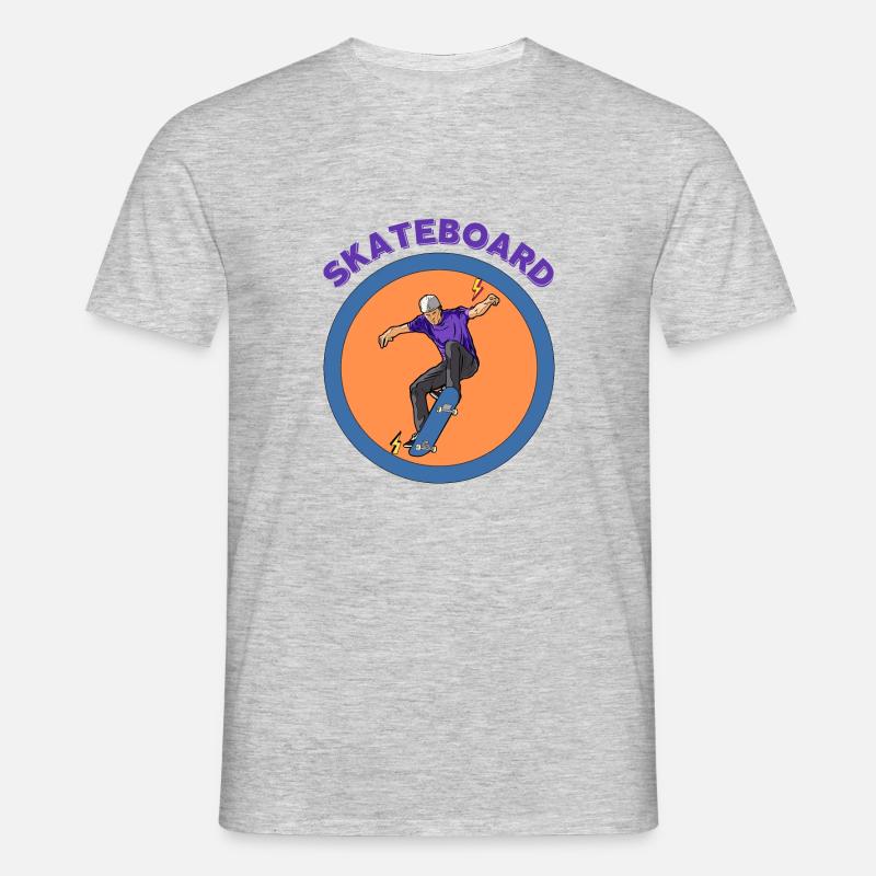 Skateboarding - Men's T-Shirt - heather grey