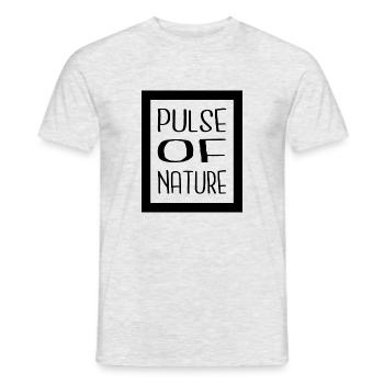 heartbeat steady heartbeat heartbeat sensations - Männer T-Shirt - Grau meliert - Vorne - AI Model Male 178 dark (178cm)