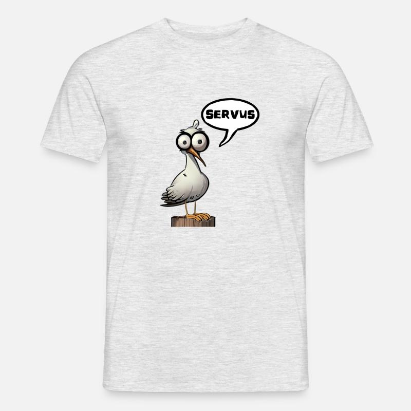 servus - Männer T-Shirt - Grau meliert
