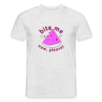 Watermelon Trendy Fruit Maritime - Men's T-Shirt - heather grey - Front - AI Model Male 178 dark (178cm)