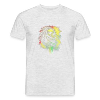 Gamer Are Never Alone - Männer T-Shirt - Grau meliert - Vorne - AI Model Male 178 dark (178cm)