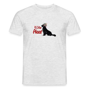 Kölle Alaaf Hund Kölle Alaaf Dog - Men's T-Shirt - heather grey - Front - AI Model Male 178 dark (178cm)