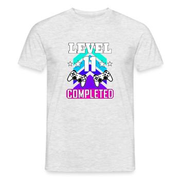 11 Birthday - Men's T-Shirt - heather grey - Front - AI Model Male 178 dark (178cm)