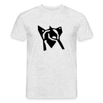 bat - T-shirt homme - gris chiné - Devant - AI Model Male 178 dark (178cm)