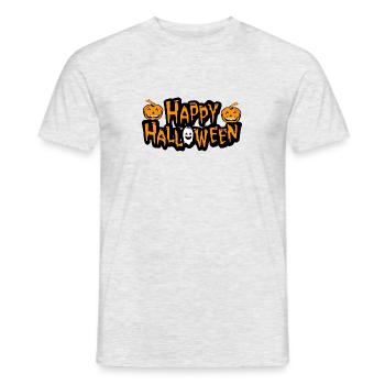 Halloween - Men's T-Shirt - heather grey - Front - AI Model Male 178 dark (178cm)