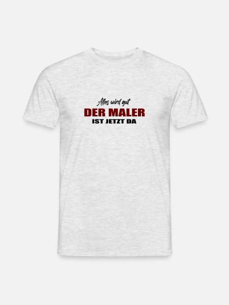 Maler - Männer T-Shirt - Grau meliert