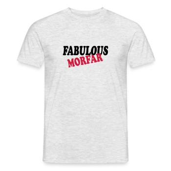 Fabulous morfar 111 - T-shirt homme - gris chiné - Devant - AI Model Male 178 dark (178cm)