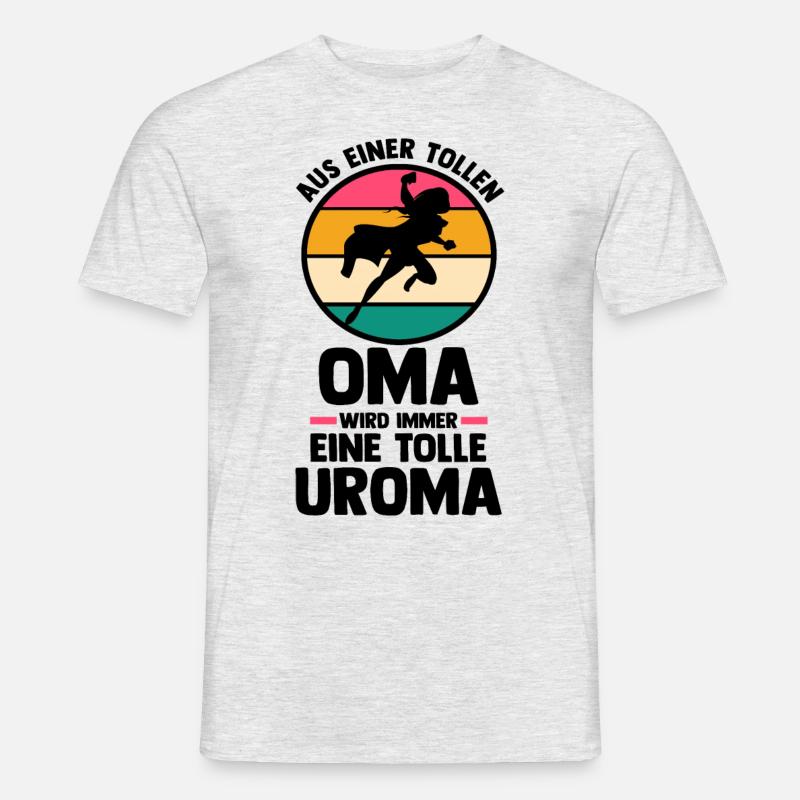 Mutter Mama Großmutter Oma - Männer T-Shirt - Grau meliert