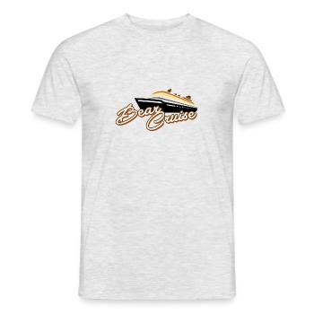 Bear Cruise - Männer T-Shirt - Grau meliert - Vorne - AI Model Male 178 dark (178cm)