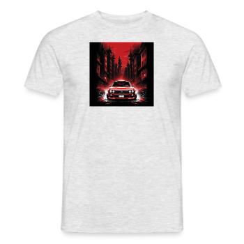 JDM Sportcar Tuning City Drift Cadeau Voiture - T-shirt homme - gris chiné - Devant - AI Model Male 178 dark (178cm)