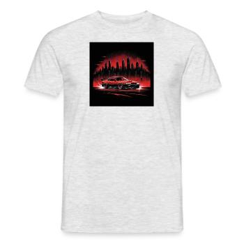 JDM Sportcar Tuning City Drift Cadeau Voiture - T-shirt homme - gris chiné - Devant - AI Model Male 178 dark (178cm)