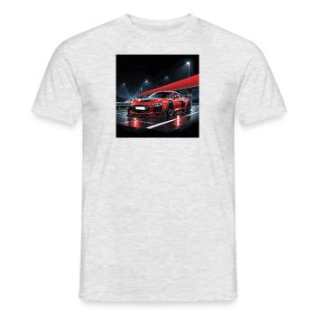 Sportcar Tuning Driftcar Voiture Cadeau PS Carlove - T-shirt homme - gris chiné - Devant - AI Model Male 178 dark (178cm)