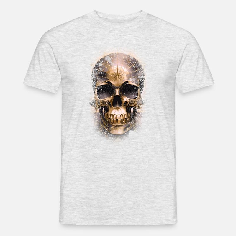Shinning Mind - Männer T-Shirt - Grau meliert