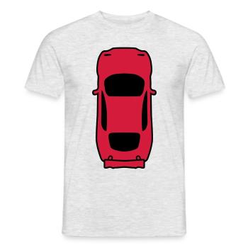 voiture de sport voiture de course rapide voiture - T-shirt homme - gris chiné - Devant - AI Model Male 178 dark (178cm)