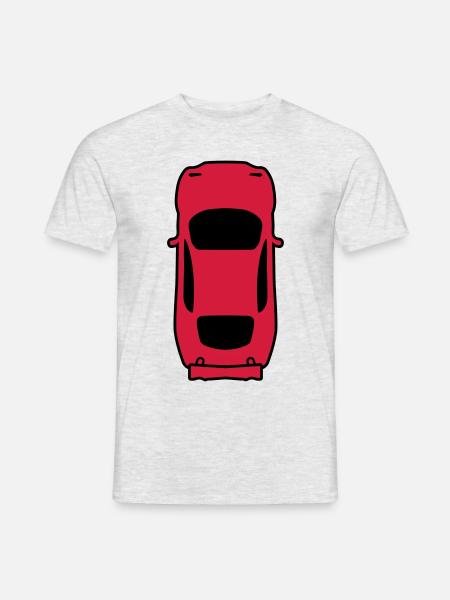 sports car car fast race car racing car flitzer ga - Men's T-Shirt - heather grey