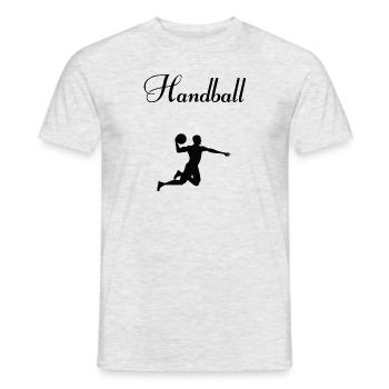 Handball - T-shirt homme - gris chiné - Devant - AI Model Male 178 dark (178cm)