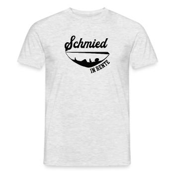Rente Schmied Rentner Pension Ruhestand Metaller - Männer T-Shirt - Grau meliert - Vorne - AI Model Male 178 dark (178cm)