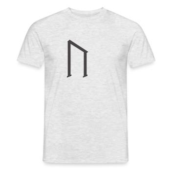 Viking Runen Uruz - T-shirt homme - gris chiné - Devant - AI Model Male 178 dark (178cm)