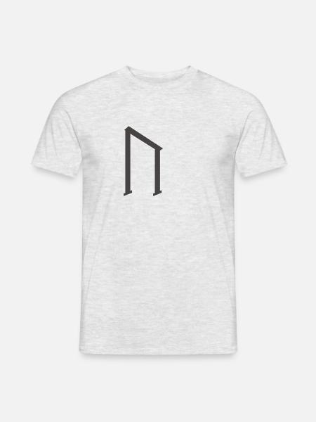 Viking Runes Uruz - Men's T-Shirt - heather grey